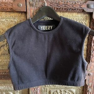 Yeezy Season 1 Black Crop Top